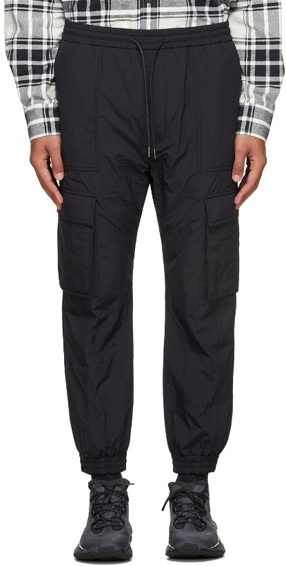 Photo: Juun.J Black Insulated Jogger Cargo Pants