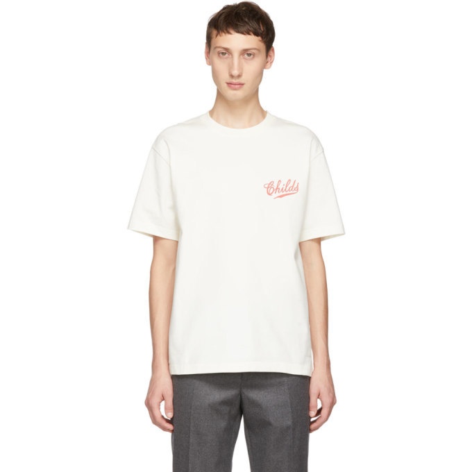 Photo: Childs SSENSE Exclusive White Printed Clean T-Shirt