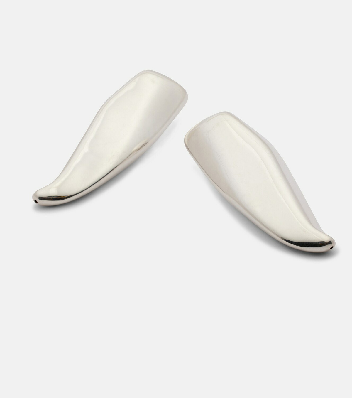 Bottega Veneta Prisma sterling silver earrings