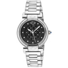GV2 by Gevril Berletta Quartz Diamond Black Dial Ladies Watch 1543B