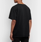 Rhude - Printed Cotton-Jersey T-Shirt - Black