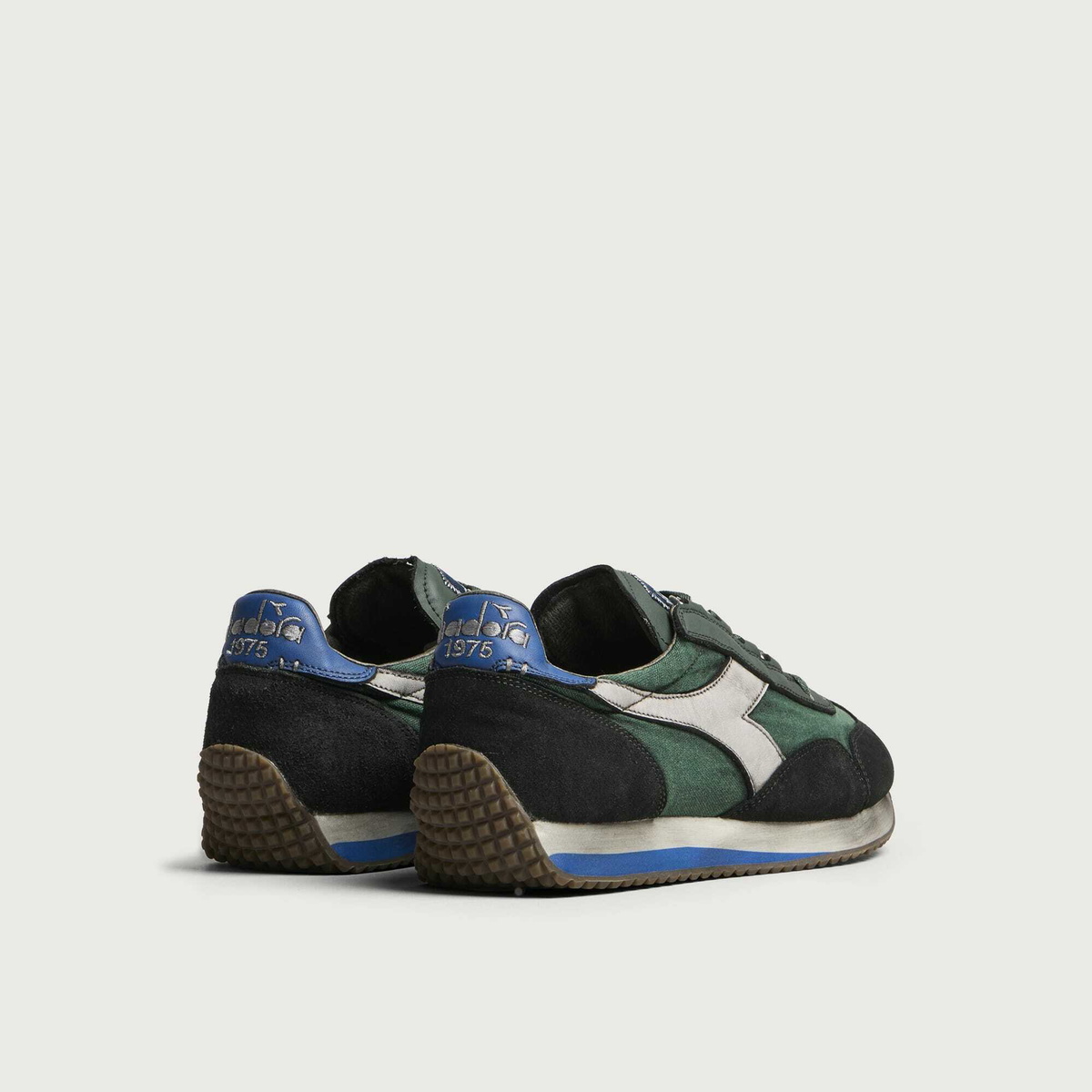 Diadora Equipe Dirty Sw Evo Sneaker in Bosphorus Green