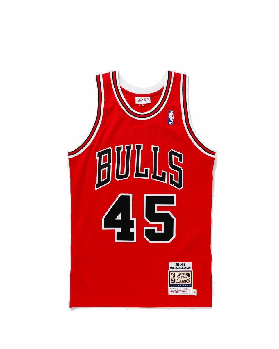 Photo: Mitchell & Ness Nba Authentic Jersey Chicago Bulls 1994 95 Michael Jordan #45 Red - Mens - Jerseys