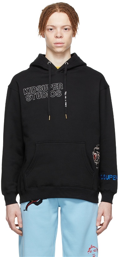 Photo: KidSuper Black Cotton Sweatshirt