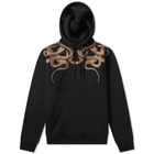 Marcelo Burlon Snakes Shoulder Popover Hoody