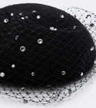 Jennifer Behr Voilette embellished hat
