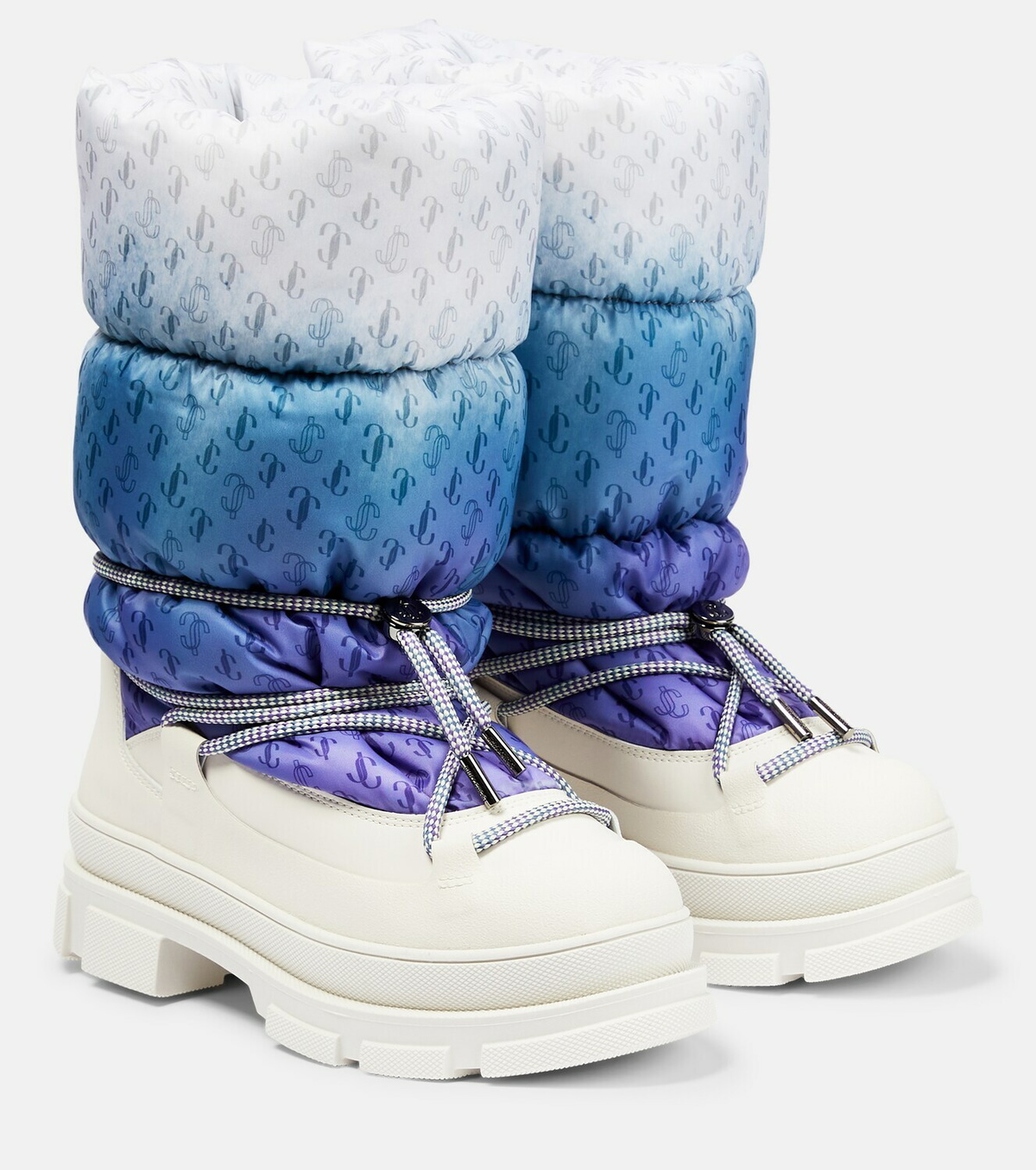 Jimmy Choo - Yeda monogram padded snow boots