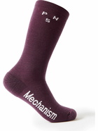 Pas Normal Studios - Mechanism Thermal Merino Wool-Blend Cycling Socks - Purple