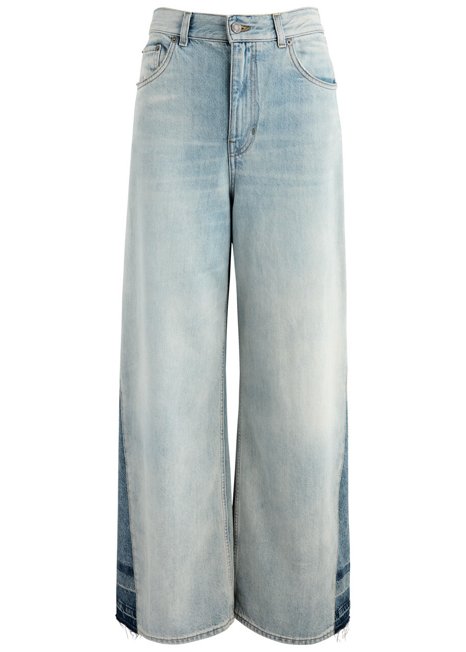 Chloe Panelled Wide-leg Jeans Denim Chloe