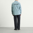 WTAPS Men's Cb Long Sleeve Shirt in Indigo