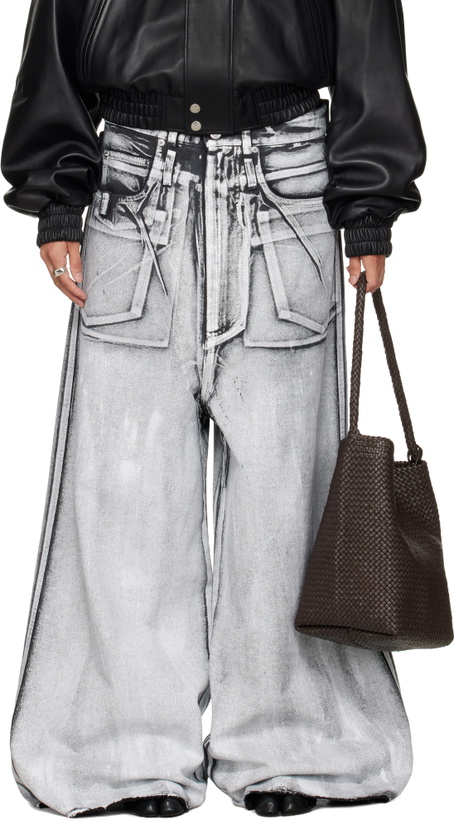 Photo: LU'U DAN Gray Radiation Dumpster Jeans
