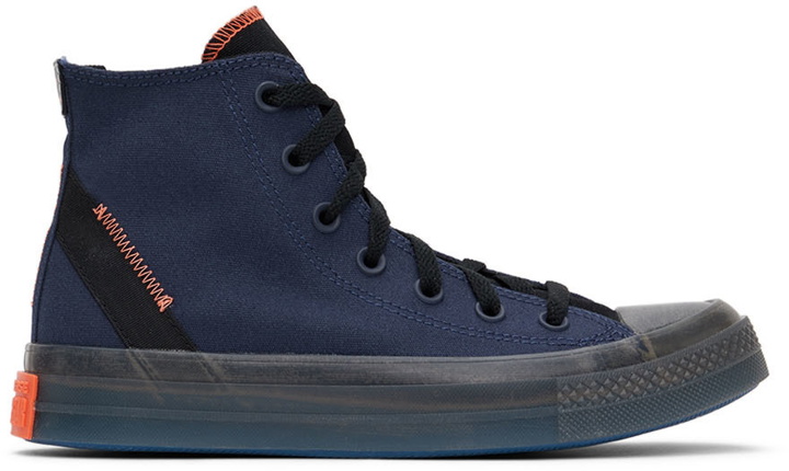 Photo: Converse Navy Chuck Taylor All Star CX High Top Sneakers