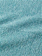 The Elder Statesman - Cotton, Linen and Silk-Blend Sweater - Blue