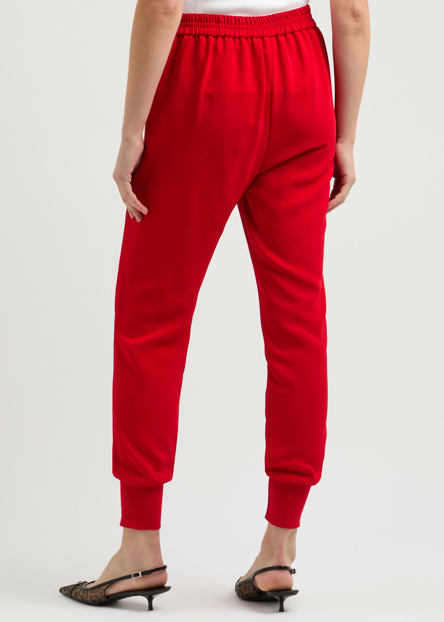 Stella Mccartney Tapered Sweatpants Red