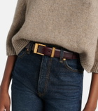 Khaite Manhattan leather belt