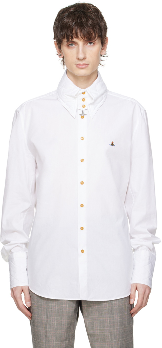 Vivienne Westwood White Big Collar Shirt Vivienne Westwood