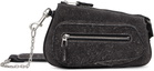 Kiko Kostadinov Gray Trivia Chain Pochette Bag