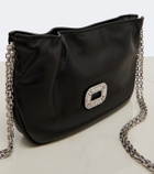 Roger Vivier Pilgrim Micro leather shoulder bag