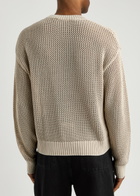 Represent Open-knit Cotton Jumper Off White