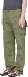 RRL Green Herringbone Field Cargo Pants