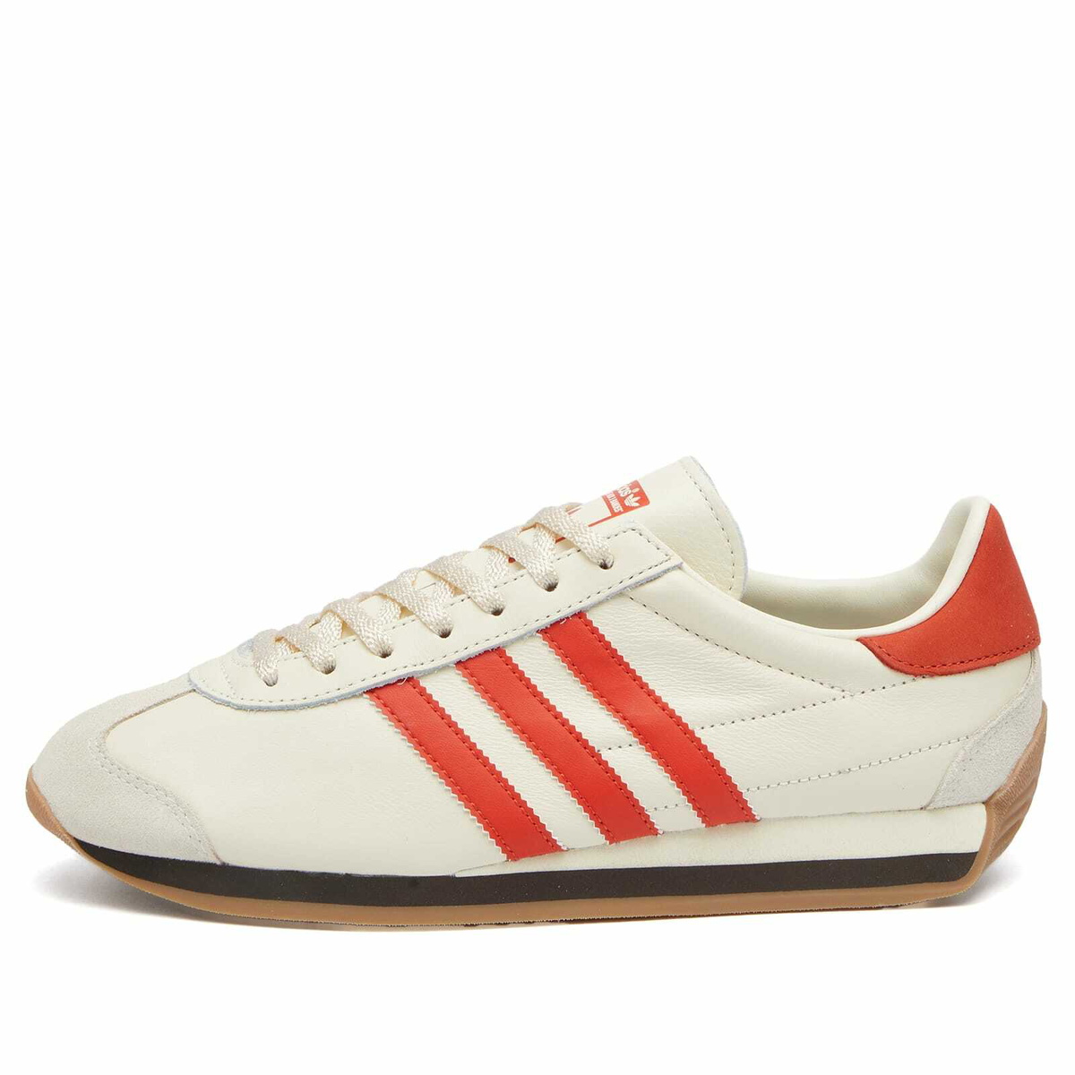 Adidas Women's Country OG W in Cream White/Preloved Red/Dark Brown adidas