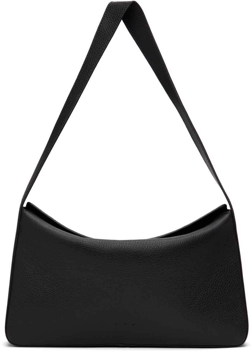 Loeffler Randall | Stefania Black Leather Baguette Bag l Shoulder Bags l  Handbags