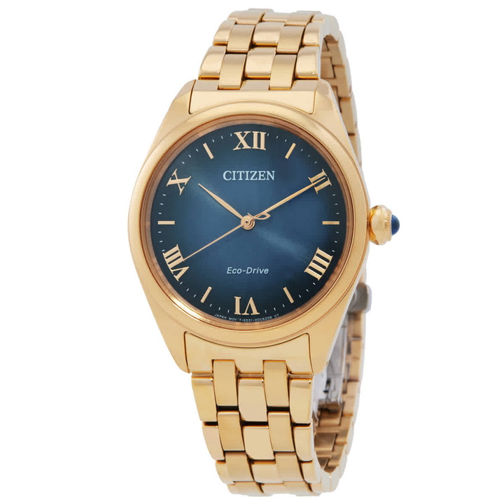 Photo: Citizen L Classic Eco-Drive Blue Dial Ladies Watch EM1142-84L