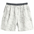 Uniform Experiment Men's Marble Tech Shorts in White