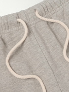 Cherry Los Angeles - Parachute Straight-Leg Logo-Appliquéd Cotton-Jersey Sweatpants - Gray