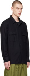 Universal Works Black Worker Shirt