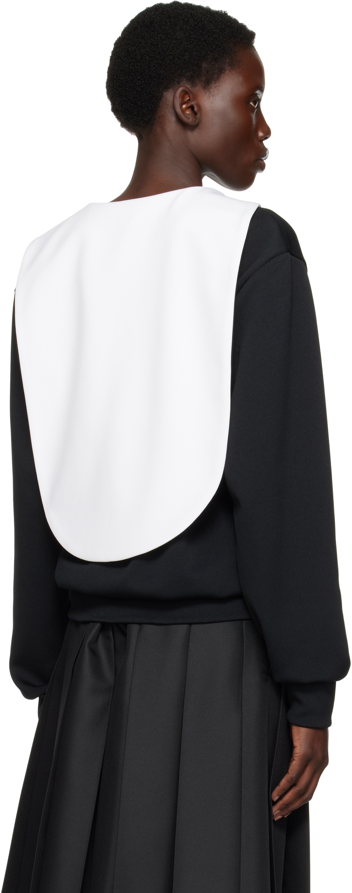 Comme des Garçons Homme Plus Black Half-Zip Sweatshirt