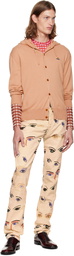 Vivienne Westwood Tan Embroidered Hoodie