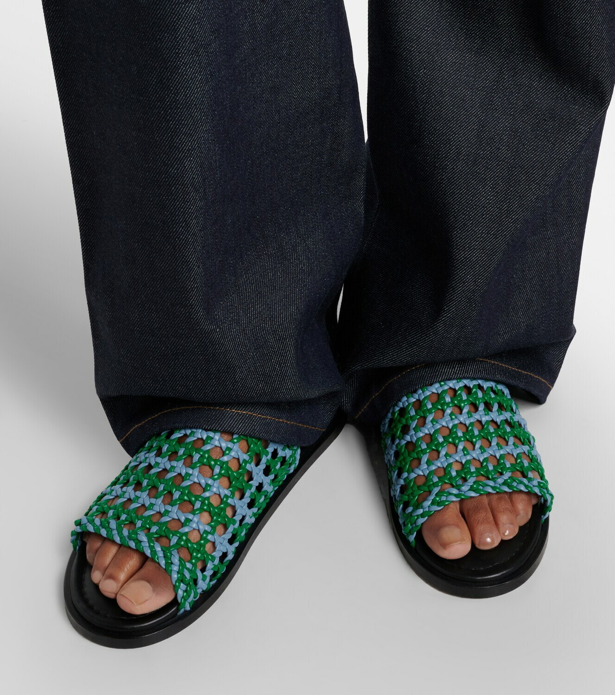 JW Anderson Net fishnet sandals