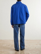 Gallery Dept. - Wave Logo-Print Shell Half-Zip Jacket - Blue