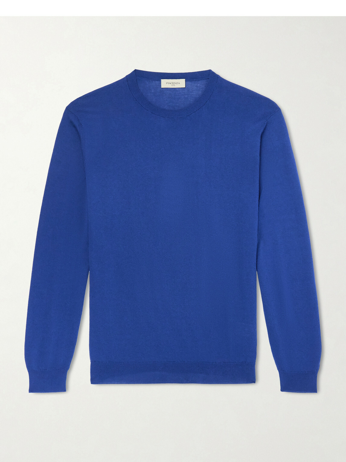 PIACENZA 1733 - Cotton Sweater - Blue