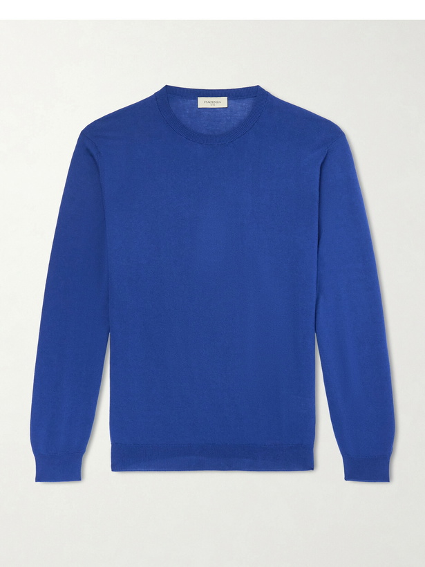 Photo: PIACENZA 1733 - Cotton Sweater - Blue