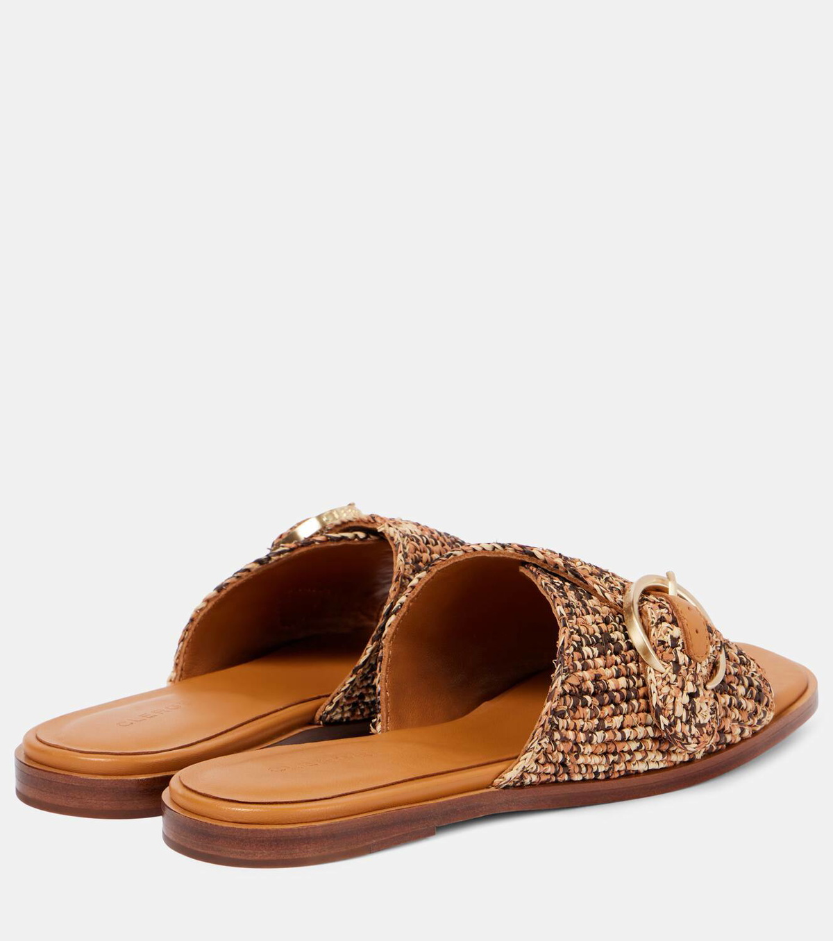 Clergerie Irme raffia slides