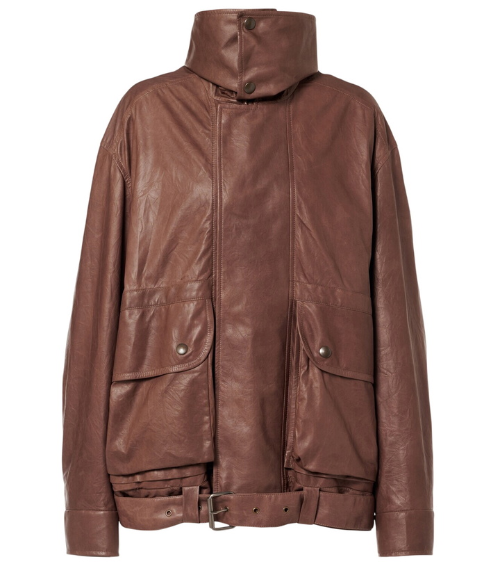 Photo: Calvin Klein Collection Isa leather jacket