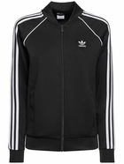 ADIDAS ORIGINALS - 3-stripes Cotton Blend Zip Track Top