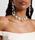 Magda Butrym Crystal-embellished drop earrings