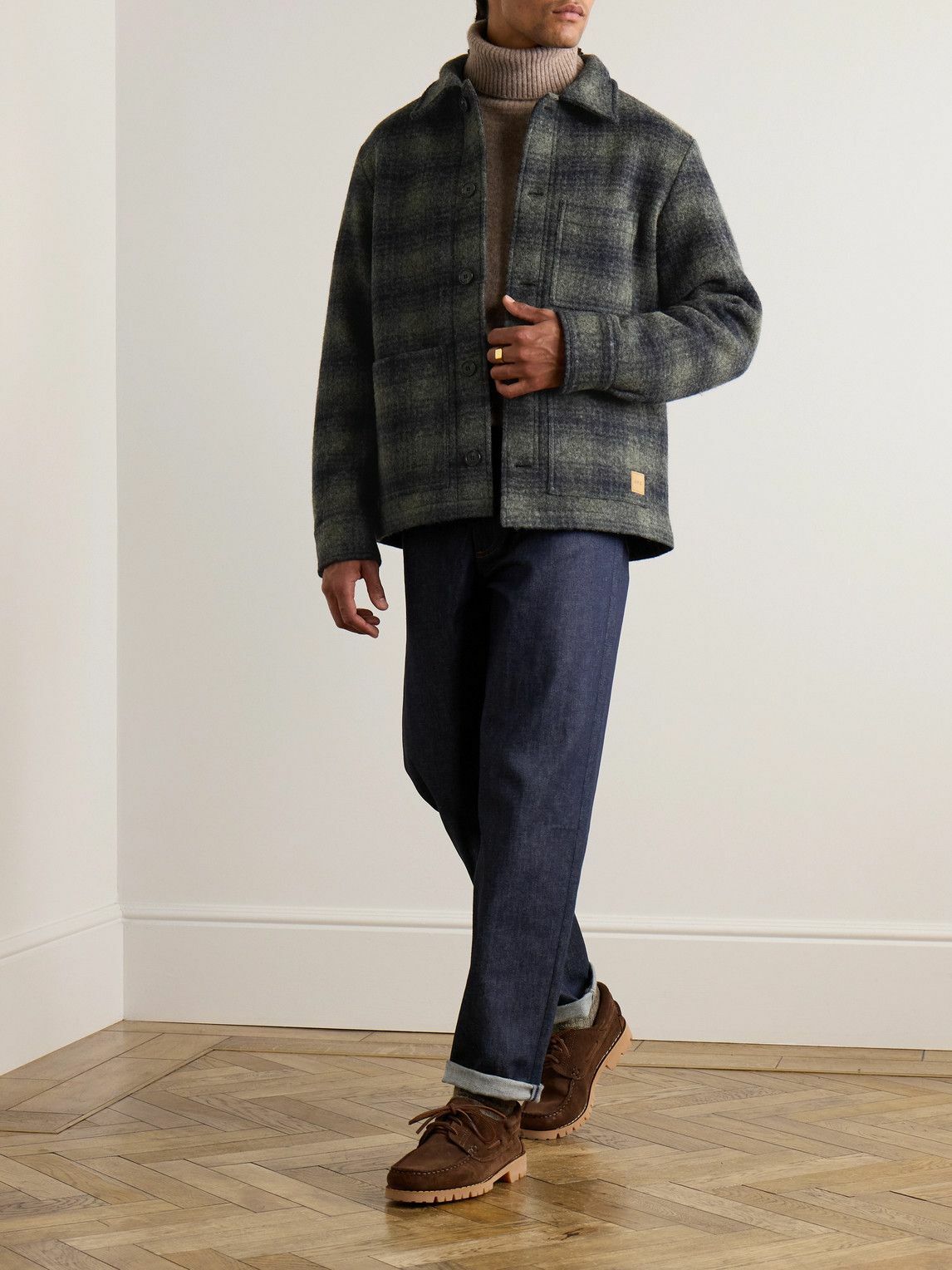 A.P.C. 2024 Wool checkered jacket Overshirt