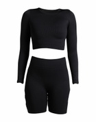 Prism Womens Tracksuit in Black