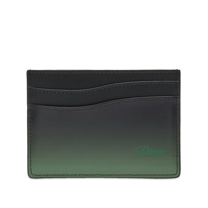 Photo: Dime Men's Cursive Gradient Cardholder in Green 