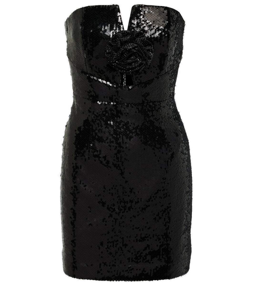 Rebecca Vallance Denise sequined strapless minidress Rebecca Vallance