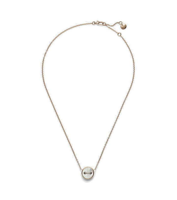 Photo: Pomellato Pom Pom Dot 18kt rose gold pendant necklace with mother-of-pearl and diamonds