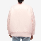 Stand Studio Women's Jumbo Bomber Jacket in Pink Blush