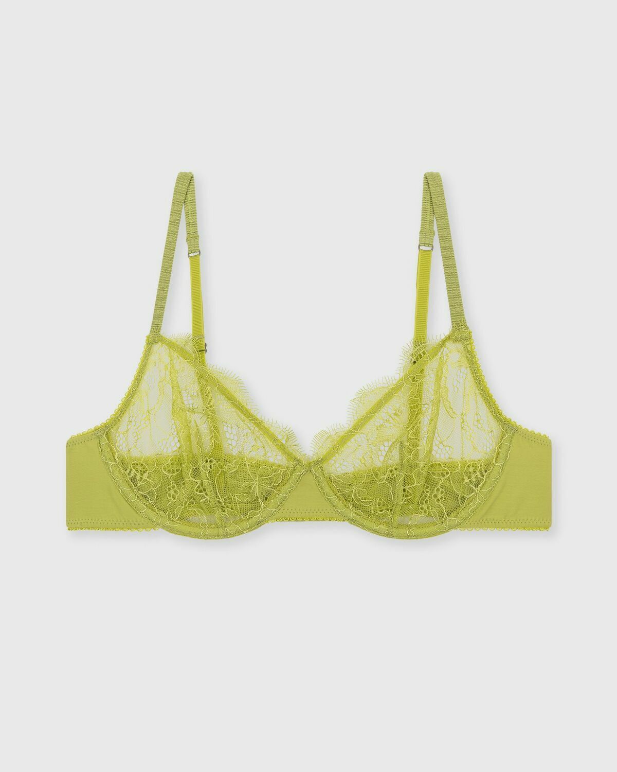 Love Stories Romeo Bralette Green Womens (Sports-) Bra