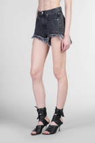 Séfr Thea Shorts In Black Cotton