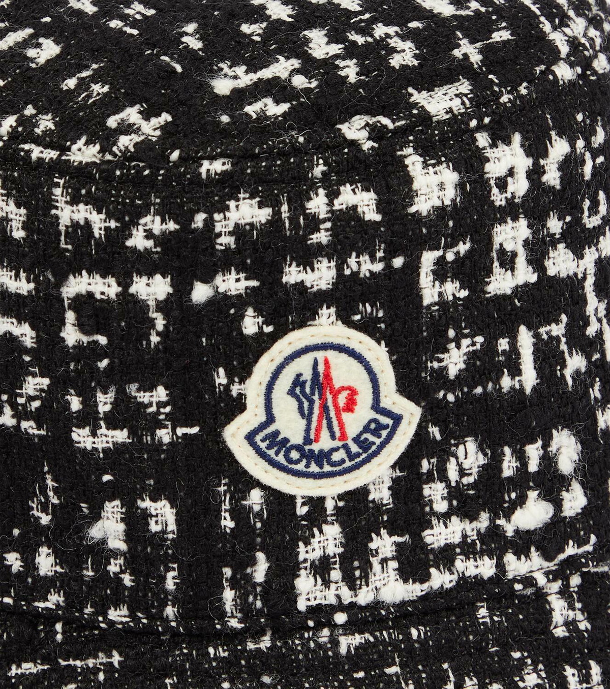 【MONCLER】CAPPELLO DA BASEBALL IN TWEED★ ツイードキャップ Moncler Logo tweed bucket hat Moncler