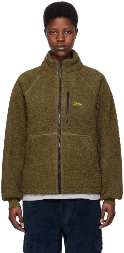 Photo: Dime Brown Zip Jacket